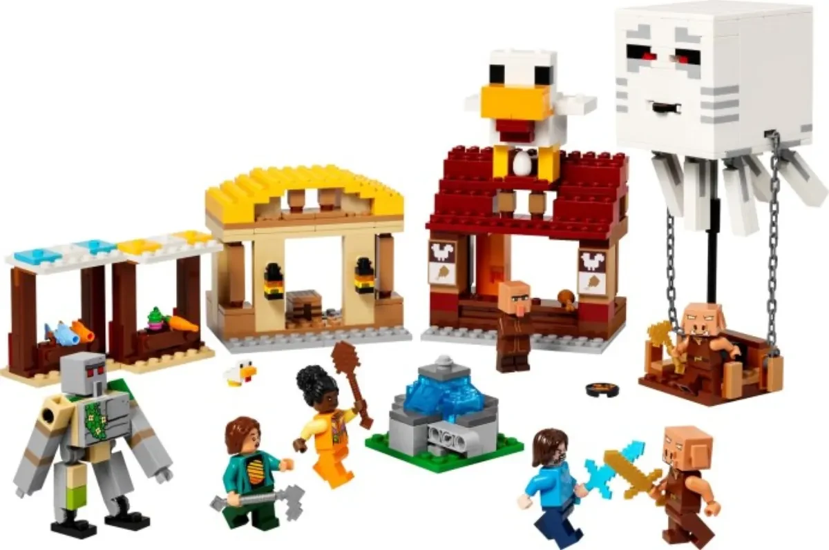 The Ghast Balloon Village Attack, set 21273