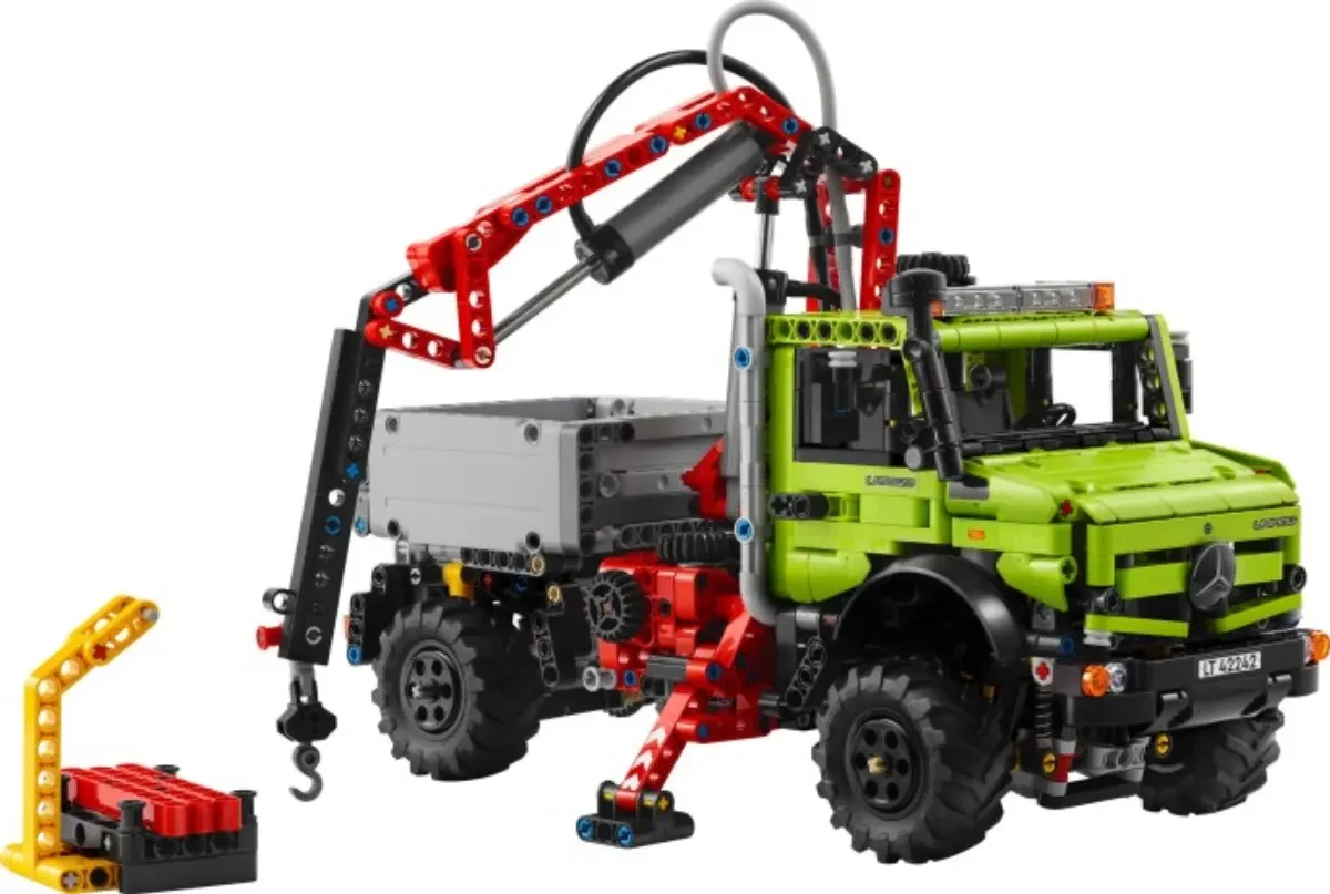 Mercedes-Benz Unimog U 5023 with Crane, set 42242