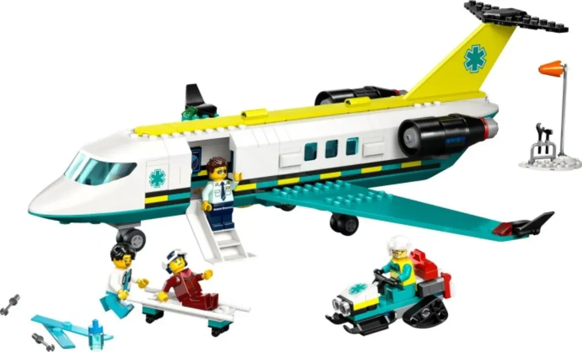 Emergency Air Ambulance Airplane, set 60465