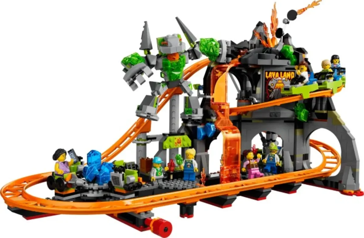 Lava Land Roller Coaster Park, set 60501