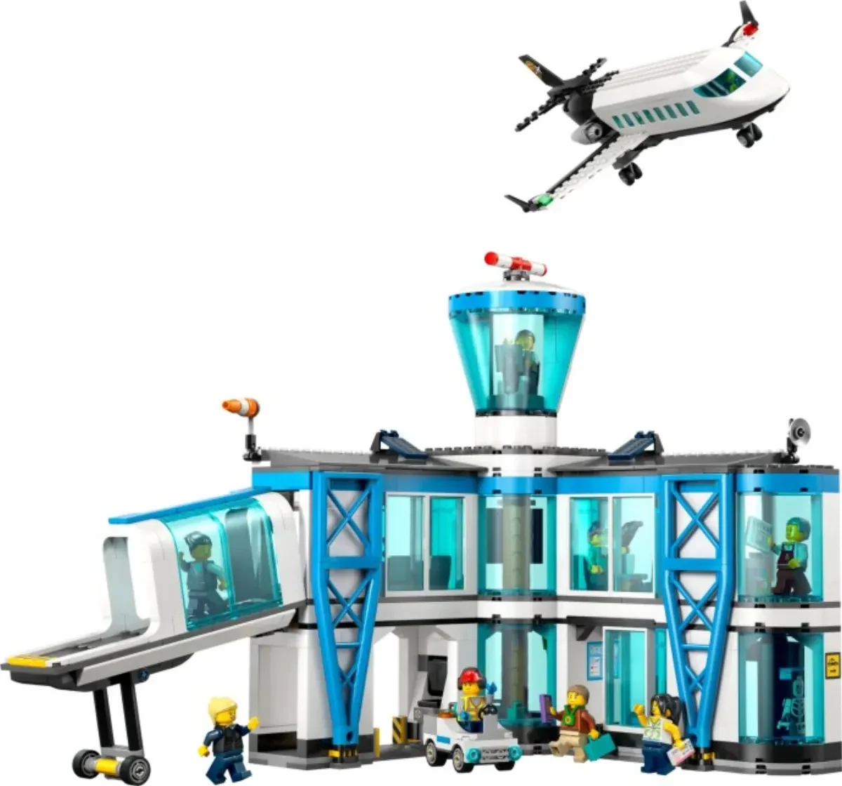 Airport with Airplane, set 60502