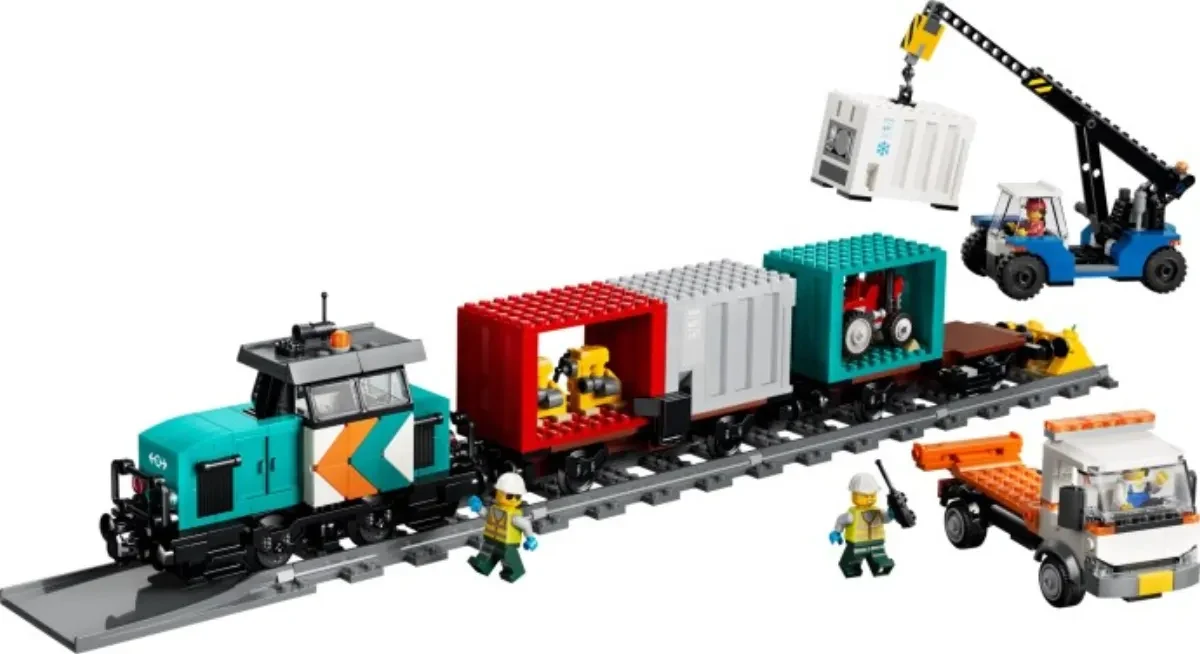 Harbor Freight Train with Crane & Truck, set 60509