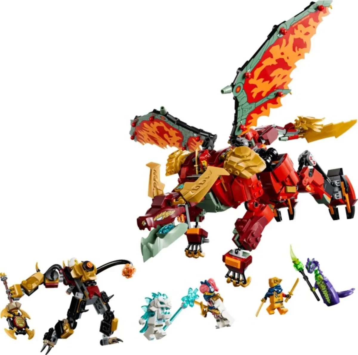 Wyldfyre's Transforming Dragon Mech, set 71868