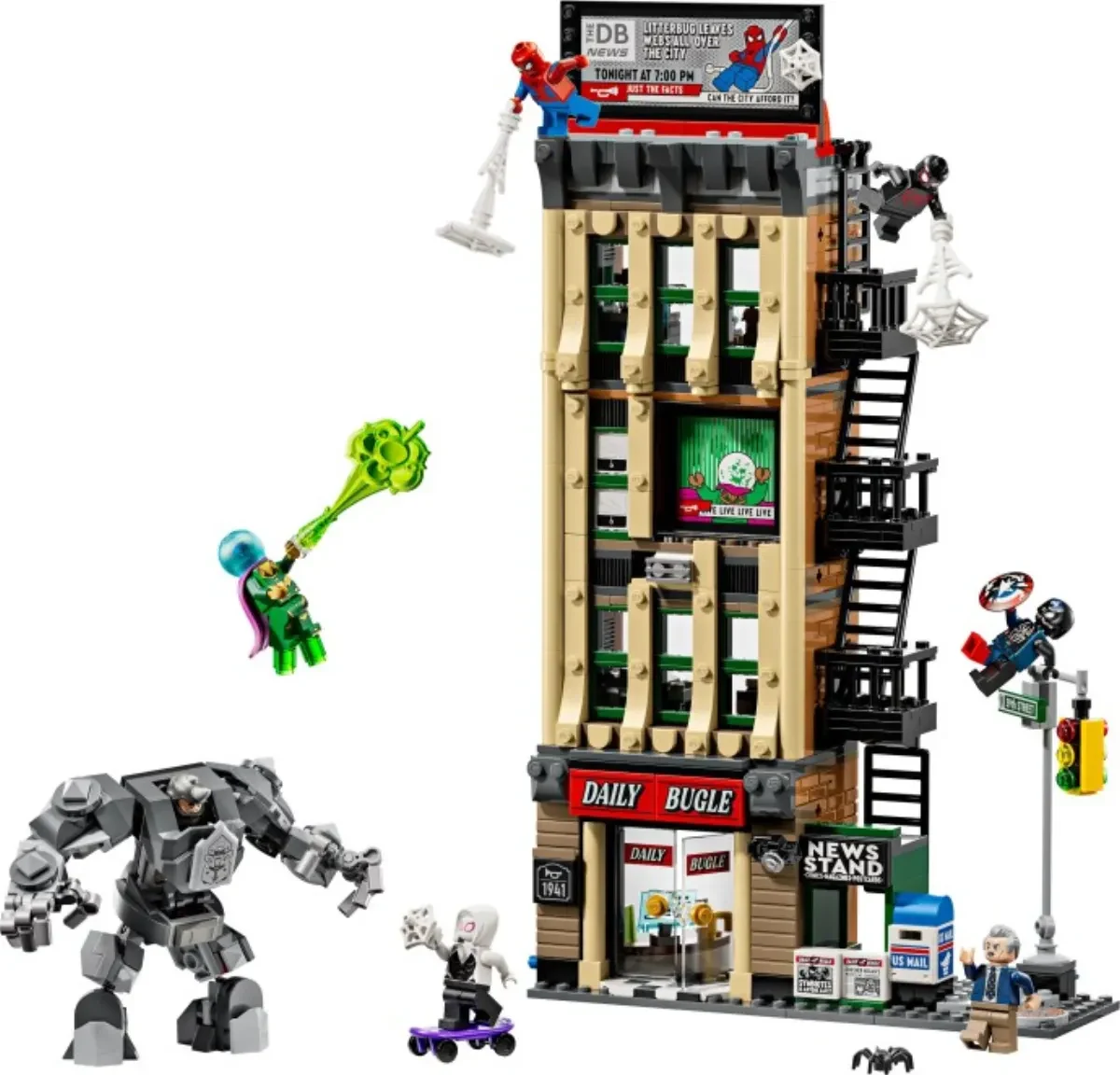 Spider-Man vs. Mysterio: The Daily Bugle, set 76342