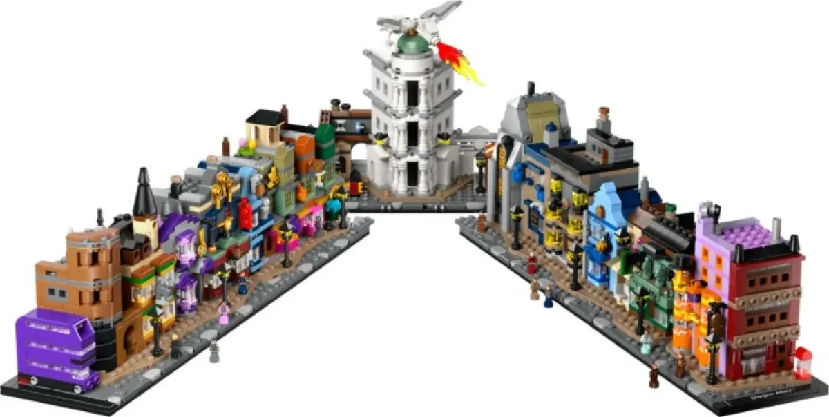 Diagon Alley Wizarding Shops, set 76444